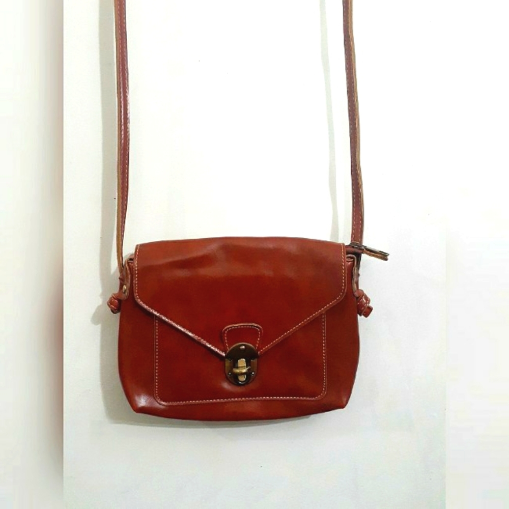 Vintage leather bag - Picture 1 of 5